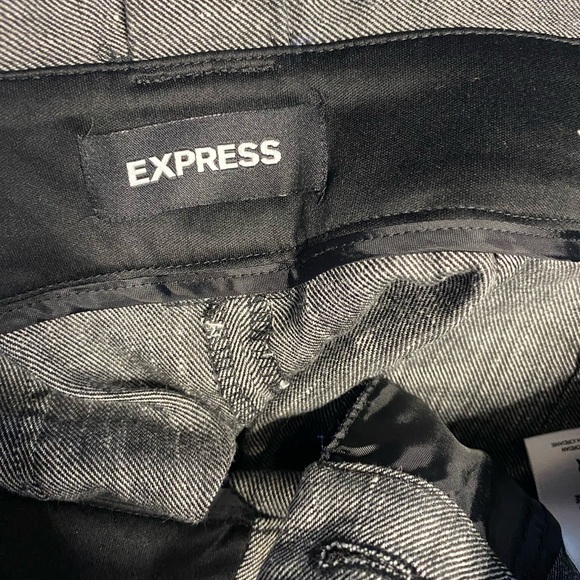 Express linen dress pants, size 8, high rise, with pockets - Picture 4 of 7